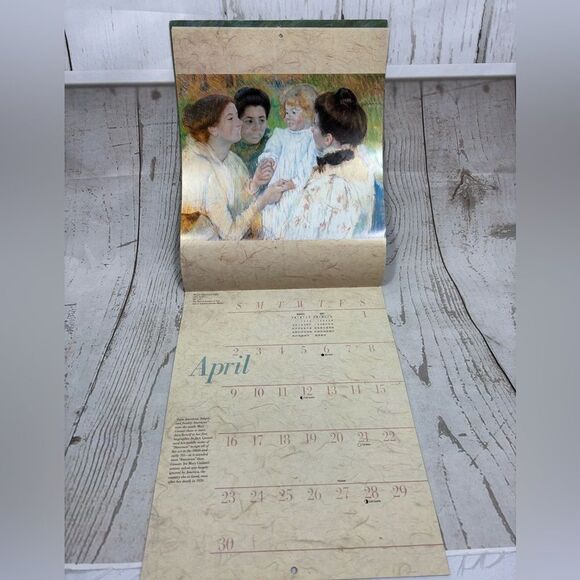 Mary Cassatt Mother & Child 1989 Calendar 12 Art Illustrations - Picture 1 of 6